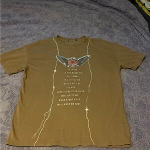 Brown Graphic Shirt